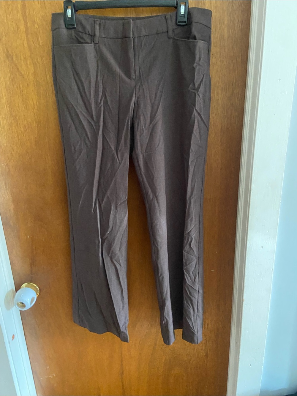 New York and Company brown dress pants size 8 petite